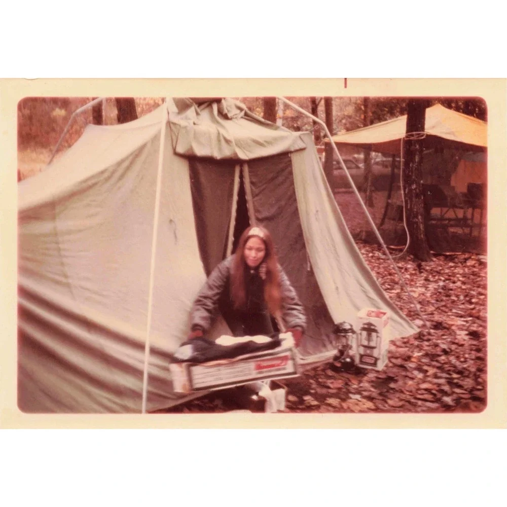 Vintage 1970s Great Smoky Mountains Camping Trip Lot of 9 Photos 3.5x5 - Picture 9 of 9